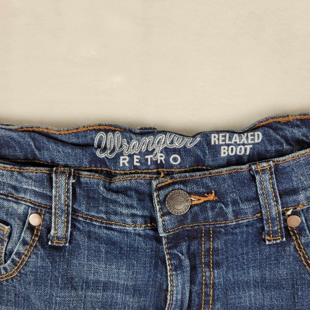 Wrangler Retro Relaxed Boot Jeans Men's 32x31 Blu… - image 6
